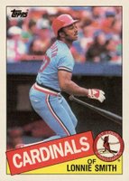 1985 Topps #255 Lonnie Smith Baseball Card