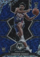 2021 Panini Mosaic #215 Cameron Thomas Blue Fast Break Basketball Card