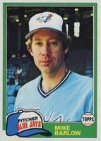 1981 Topps #77 Mike Barlow Baseball Card
