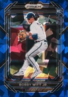 2023 Panini Prizm #254 Bobby Witt Jr. Blue Ice Baseball Card