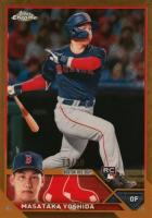 2023 Topps Chrome Logofractor Edition #167 Masataka Yoshida Gold Refractor Baseball Card