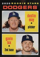 2020 Topps Heritage #188 Dustin May/Gavin Lux Baseball Card
