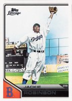 2011 Topps Lineage #42 Jackie Robinson Baseball Card