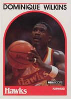 1989 Hoops #130 Dominique Wilkins Basketball Card