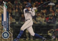 2020 Topps Chrome Update Sapphire Edition #21 Kyle Lewis Superfractor 1/1 Baseball Card