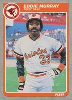 1985 Fleer #184 Eddie Murray Baseball Card