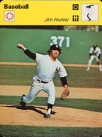 1977 Sportscaster #14-10 Jim Hunter Italy Baseball Card