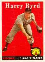 1958 Topps #154 Harry Byrd Baseball Card