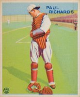 1933 Goudey #142 Paul Richards Baseball Card