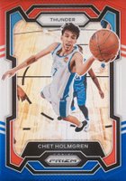 2023 Panini Prizm #115 Chet Holmgren Red White Blue Basketball Card