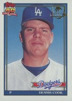 1991 Topps Desert Shield #467 Dennis Cook Baseball Card
