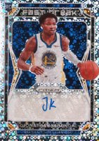 2021 Panini Prizm Fast Break Rookie Autographs #FBRJKU Jonathan Kuminga Basketball Card