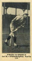 1916 Sporting News #106 Fred Luderus Baseball Card