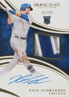 2016 Panini Immaculate #116 Kyle Schwarber Autograph Patch Baseball Card