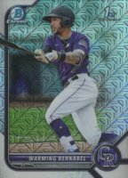 2022 Bowman Mega Box Chrome #46 Warming Bernabel Baseball Card