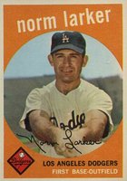 1959 Topps #107 Norm Larker Baseball Card