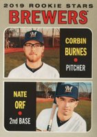 2019 Topps Heritage #88 Corbin Burnes/Nate Orf Baseball Card