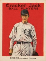 1915 Cracker Jack #116 Rollie Zeider Baseball Card