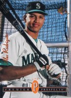 1994 SP #15 Alex Rodriguez Foil Reversed Baseball Card