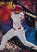 2024 Topps Finest #174 Victor Scott II Oil Spill Refractor Baseball Card