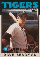 1986 Topps #101 Dave Bergman Baseball Card