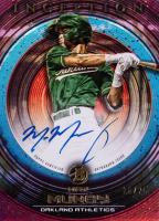2022 Bowman Inception Prospect Autographs #PAMM Max Muncy Fuchsia Foil Baseball Card