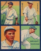 1935 Goudey 4-in-1 # Lucas/Thevenow/Traynor/Wright Baseball Card