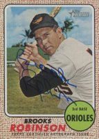 2017 Topps Heritage Real One Autographs #BR Brooks Robinson Baseball Card