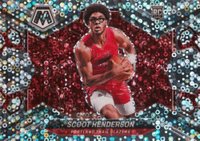 2023 Panini Mosaic #216 Scoot Henderson Variation Basketball Card
