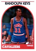 1989 Hoops #181 Randolph Keys Basketball Card