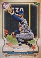 2020 Topps Gypsy Queen #65 Pete Alonso Jackie Robinson Day, GQ Logo Swap Baseball Card