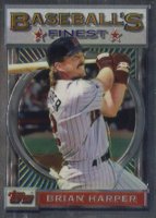 1993 Finest #51 Brian Harper Baseball Card