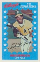 1982 Kellogg's #4 Rickey Henderson Baseball Card