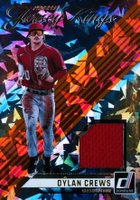 2024 Panini Donruss Prospects Jersey Kings #PJKDC Dylan Crews Orange Ice Baseball Card