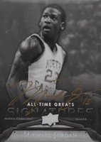 2012 Upper Deck All-Time Greats Signatures #MJ6 Michael Jordan Silver Spectrum Basketball Card