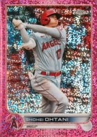 2022 Topps Chrome #1 Shohei Ohtani Magenta Speckle Refractor Baseball Card