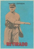 1967 Venezuela Topps #139 Walter Johnson Baseball Card