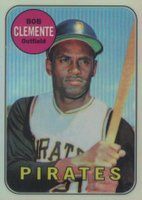 1998 Topps Clemente-Finest #15 1969 Topps Reprint Baseball Card