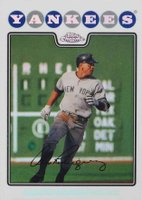 2008 Topps Chrome #1 Alex Rodriguez Refractor Baseball Card