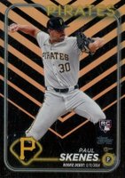 2024 Topps Update #US288 Paul Skenes Holiday Baseball Card