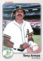 1983 Fleer #513 Tony Armas Baseball Card