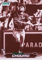 2024 Topps Stadium Club #184 Jackson Chourio Sepia Baseball Card