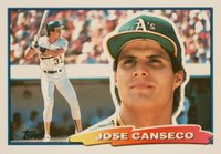1988 Topps Big Baseball #13 Jose Canseco Baseball Card