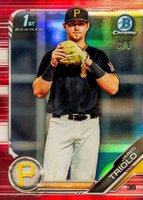 2019 Bowman Draft #BDC161 Jared Triolo Chrome-Red Refractor Baseball Card