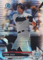 2017 Bowman Chrome National Convention #BNRAJ Aaron Judge Refractor Baseball Card