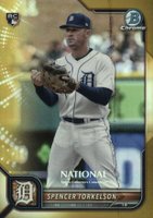 2022 Bowman Chrome NSCC Wrapper Redemption #ST Spencer Torkelson Gold Refractor Baseball Card