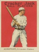 1915 Cracker Jack #118 Ed Konetchy Baseball Card
