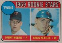 1969 O-Pee-Chee #99 Twins Rookies No Black Loop Baseball Card