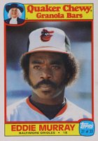 1986 Quaker Oats #27 Eddie Murray Baseball Card