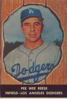 1958 Hires Root Beer #23 Pee Wee Reese No Tab Baseball Card